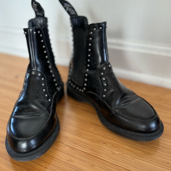 Dr. Martens Air Wair Amielya Studded Ankle  Boots - Picture 5 of 13
